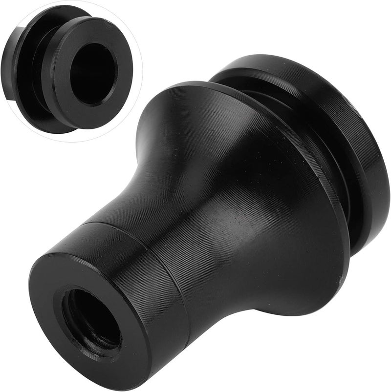 Shift Knob Boot Retainer Adapter, Aluminum Alloy, Universal Fit for Manual Transmission Vehicles Black - Durable Construction, Easy Installation, Compatible with Most Cars (Black) - Image 4