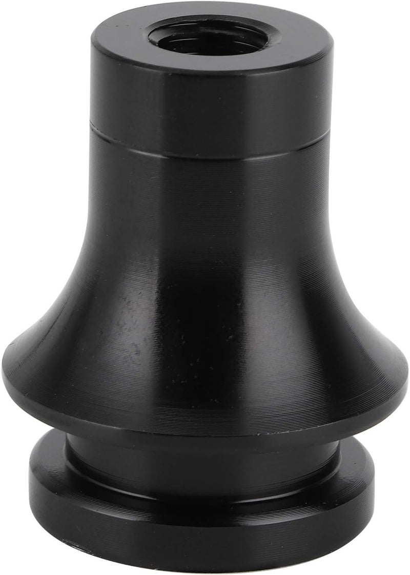 Shift Knob Boot Retainer Adapter, Aluminum Alloy, Universal Fit for Manual Transmission Vehicles Black - Durable Construction, Easy Installation, Compatible with Most Cars (Black) - Image 1