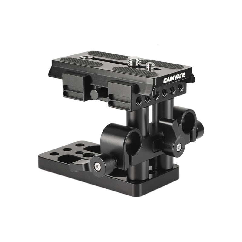 CAMVATE Quick Release Mount Base QR Plate for Manfrotto 501504 577 Tripod Standard AccessoryBlack 1437 - Image 2