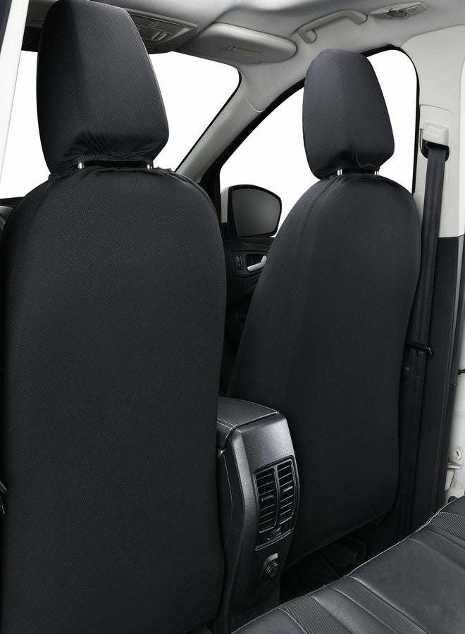 Flying Banner flyingbanner car seat Covers Faux Leather Waterproof Easy Clean Easy Installation (Leopard Gray Leather Black, 2 Fronts) - Image 4