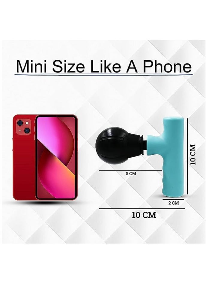 إسكدنيا جهاز تدليك عضلات الجسم بحجم الجيب الصغير، متعدد الألوان، قابل لإعادة الشحن - Image 4