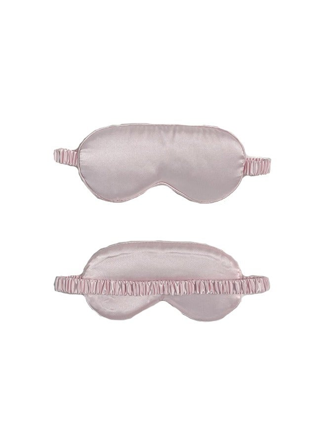 Sleep Mask, Silk Eye Mask for Sleeping Women/Men/Girls, Both Sides 100% Pure Mulberry Silk Blackout Anti-Allergy Blindfold with Elastic Strap for Full Night's Sleep, Travel and Nap (Pink)  - Image 5