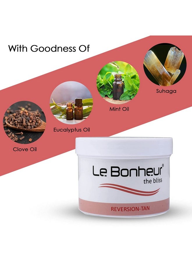 Le Bonheur.. Le Bonheur Reversion Tan Removal And Skin Lightening Natural Exfoliating Cream | Removes Daily Tan | Effective Longer Shelf Life | 400Gm  - Image 5