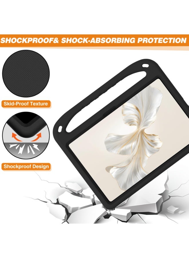 Compatible with Honor Pad 10 12.1 inch 2025 Tablet Kids Case,Lightweight EVA Kid Friendly Shockproof Protective Handle Stand Heavy Duty Cover - Image 2