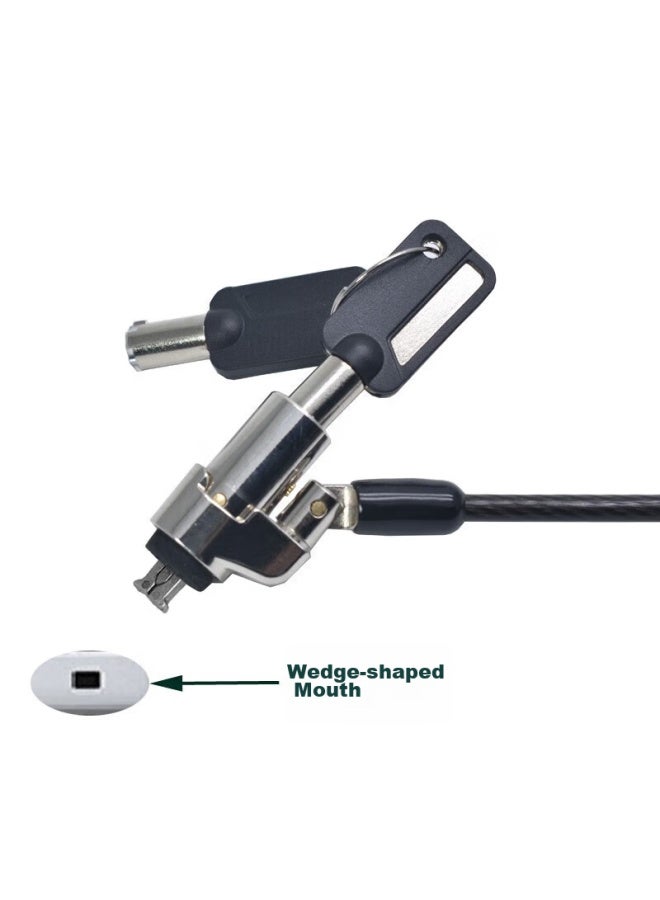 Linkstone Liantuo Hp Laptop Lock, Nano Port Laptop Key Lock, Laptop Security Lock, 2.5*6 Interface, Compatible With Lenovo Thinkpad X Series, Approximately 1.8 Meters - Image 2
