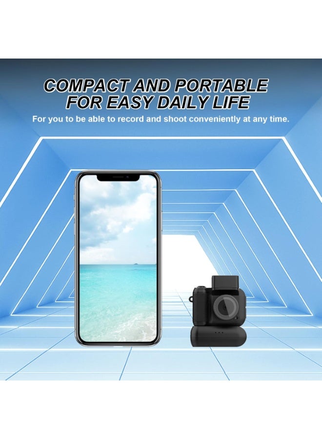 Retro Camera Keychain Built-in 32GB Memory Card Best Choice for Travel Vlog Photography Gifts for Girl - Image 4