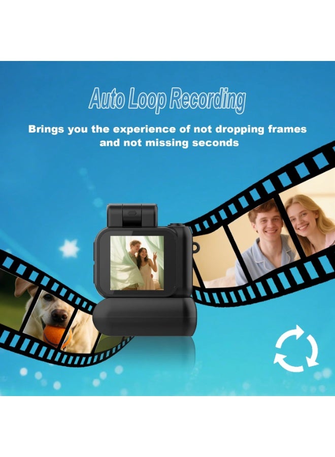 Retro Camera Keychain Built-in 32GB Memory Card Best Choice for Travel Vlog Photography Gifts for Girl - Image 3