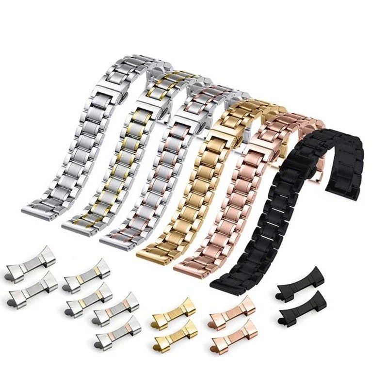 Bluejw Replacement 304 Solid Stainless Steel Metal Watch Strap for Watch Band – Durable, Adjustable, and Comfortable - Image 2