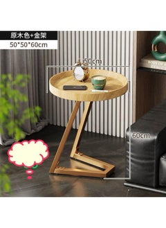Generic SUPAAR Home Side Tables for Small Spaces, Couch Arm Tray Table for Living Room, Bed, Sofa. End Table Anti-Rust waterproof End Table Anti-Rust waterproof (walnut)  - Image 2