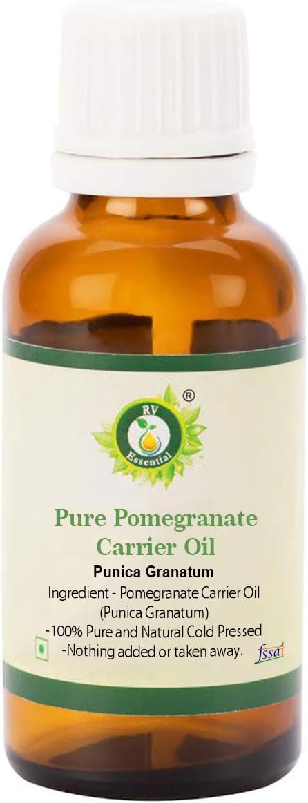 r v essential R V Essential Pure Pomegranate Carrier Oil 15ml 0507oz Punica Granatum 100 Pure and Natural Cold Pressed 