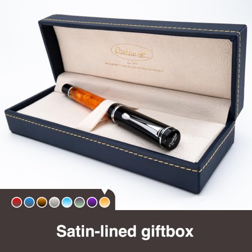 Conklin Duragraph Fountain Pen Orange Nights - Extra Fine Nib, Precision Writing Instrument with Vibrant Finish - Image 5