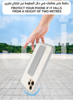 LNKOO Hand Grip With Anti-shock Case Cover For Apple iPhone 12 / 12 Pro Grey  - Image 2