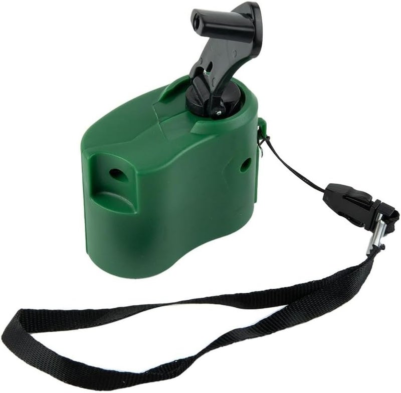 hand-crank USBcharger Portable Manual Generator Power Bank for Mobile Phones and Digital Devices, Compact Dynamo with LED Light for Travel, Camping, Office(Green) - Image 3