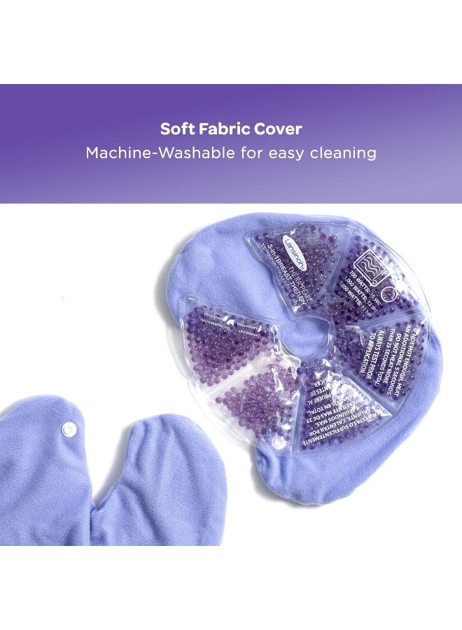 لانسينو ثيرا بيرل كمادات علاجية للصدر ساخنة أو باردة 3 في 1 مع غطاء - عبوة من قطعتين - Image 5