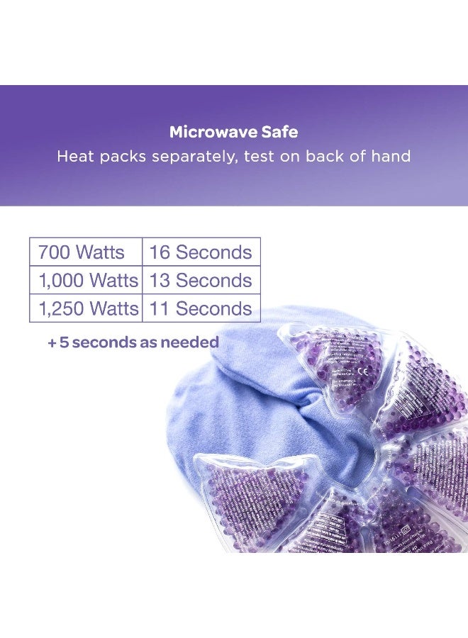 لانسينو ثيرا بيرل كمادات علاجية للصدر ساخنة أو باردة 3 في 1 مع غطاء - عبوة من قطعتين - Image 2