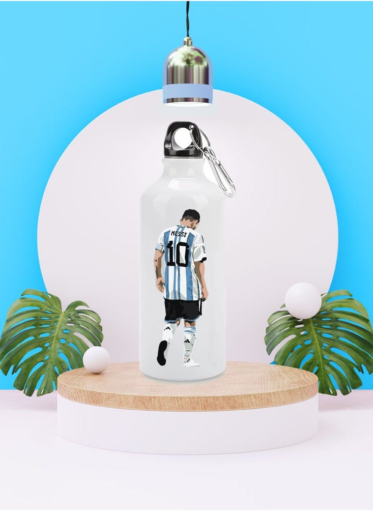 Generic - Football Super Hero Messi WaterFlask Bottle - Gift for Sport fans - Aluminum Insulated Sports Water Bottle 700ml - Image 1