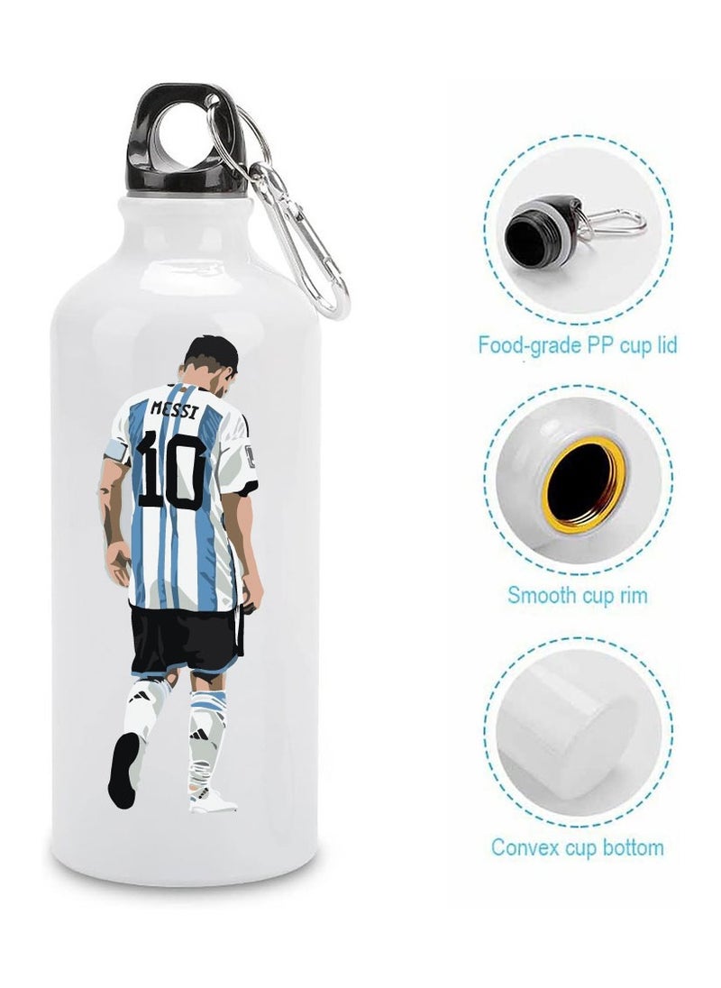 Generic - Football Super Hero Messi WaterFlask Bottle - Gift for Sport fans - Aluminum Insulated Sports Water Bottle 700ml - Image 1
