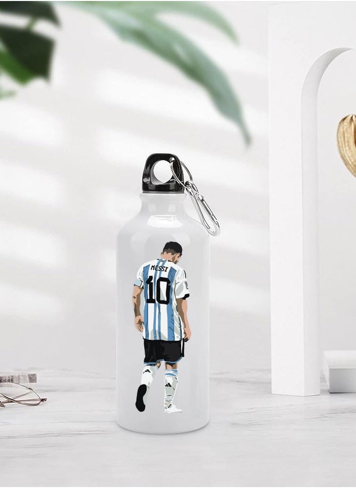 Generic - Football Super Hero Messi WaterFlask Bottle - Gift for Sport fans - Aluminum Insulated Sports Water Bottle 700ml - Image 1