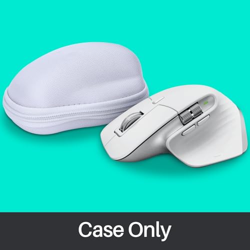 Lebakort Storage Case Compatible with Logitech MX Master 4 / MX Master 3S / MX Master 3 / MX Matser 2S Advanced Mouse (Pale Grey Case) - Image 4