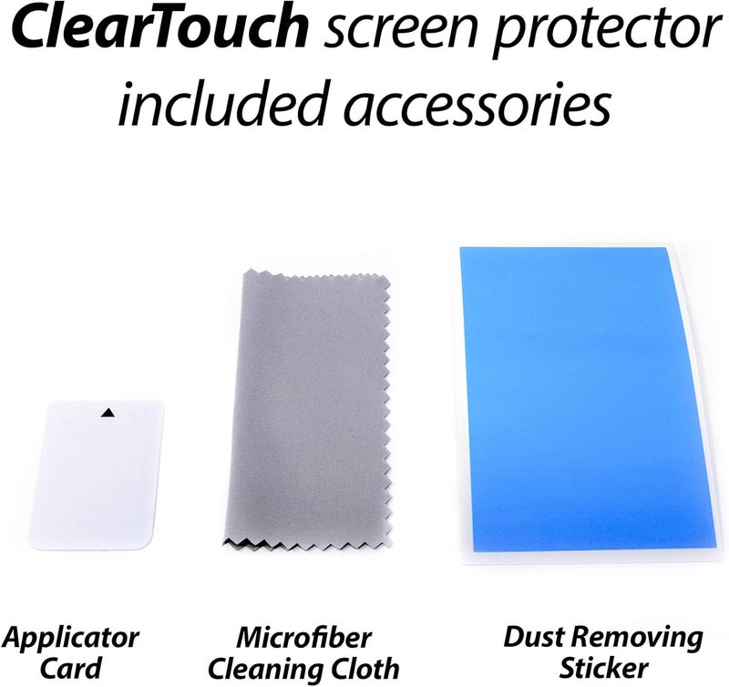 BoxWave Screen Protector Compatible with JVC KW-M56BT (Screen Protector ClearTouch Crystal (2-Pack), HD Film Skin - Shields from Scratches - Image 5