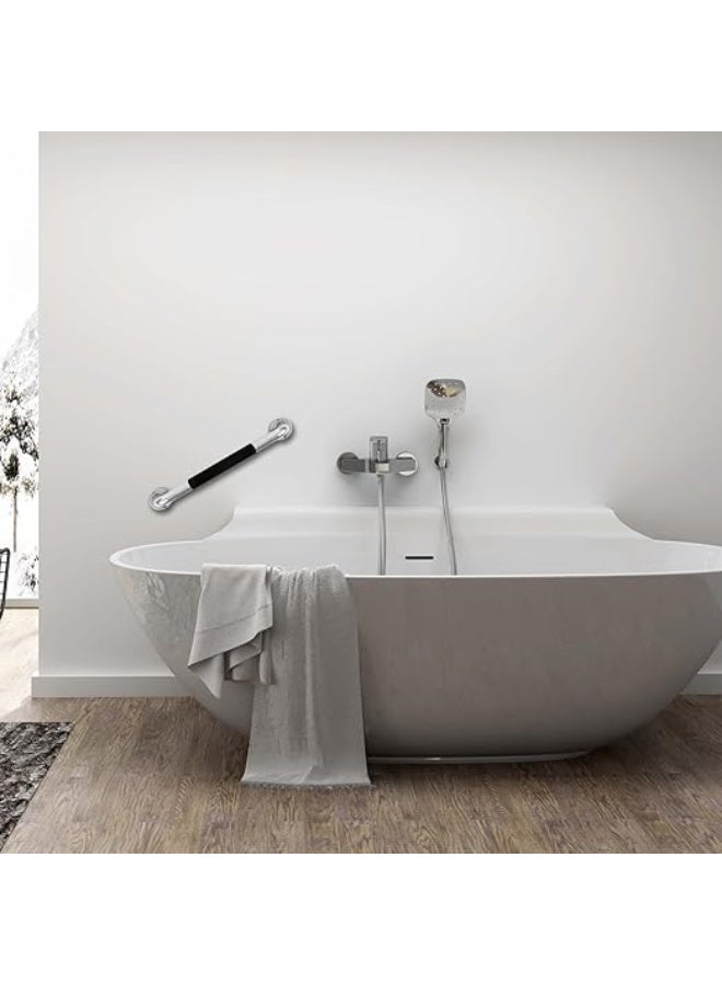 2 PCS Shower Grab Bar,40cm Stainless Steel Bathroom Shower Handle,Grab Bars for Bathroom,Safety Hand Rail Support, Assist Bath Handle for Elderly,Handicap,Senior - Image 2