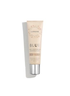Lumene Longwear Blur Foundation Spf 15 For All Skin Types Medium Coverage With Arctic Cloudberry 30 Ml1.0 Fl.Oz. (1.5 Fair Beige)  - Image 3