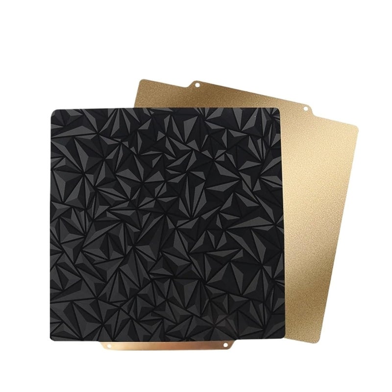 لوحة بناء مغناطيسية من الفولاذ الزنبركي المزدوجة الجوانب PEI PEO ملساء مقاس 180x180 مم لطابعات Ender 3 و5 وCR10 و20 - Image 1