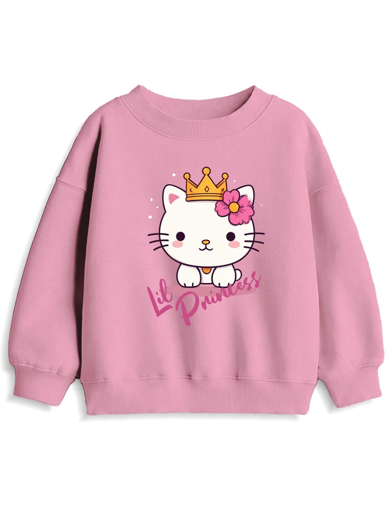 minicult Cotton Blend Full Sleeves Sweatshirt for Kids with Fun Prints(Good Vibes)(Pack of 3)(2-3 Years), Regular, Crew Neck, Multicolour - Image 3
