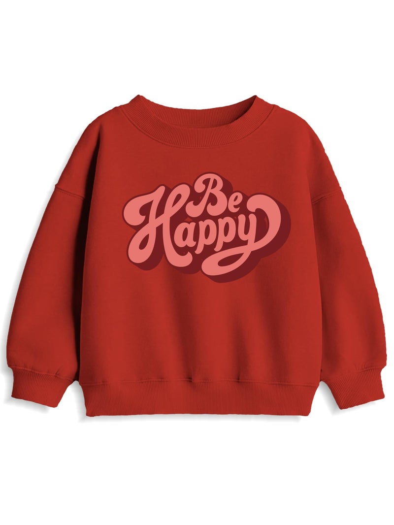 minicult Cotton Blend Full Sleeves Sweatshirt for Kids with Fun Prints(Good Vibes)(Pack of 3)(2-3 Years), Regular, Crew Neck, Multicolour - Image 5