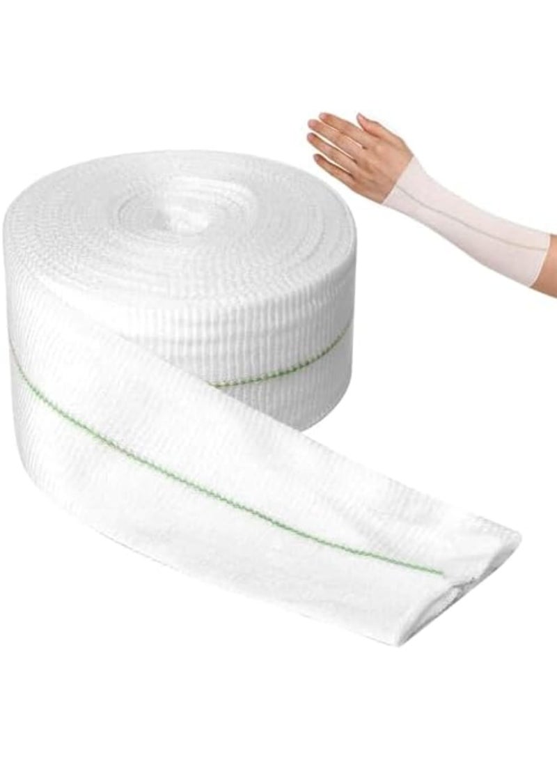 SYOSI Tubular Elastic Sport Bandage 2 Inch x 32.8 Feet, Reusable Stretch Dressing Retainer for Arm, Knee, and Leg, Gauze Stockinette Tubing for Injury Recovery and Support - Image 1