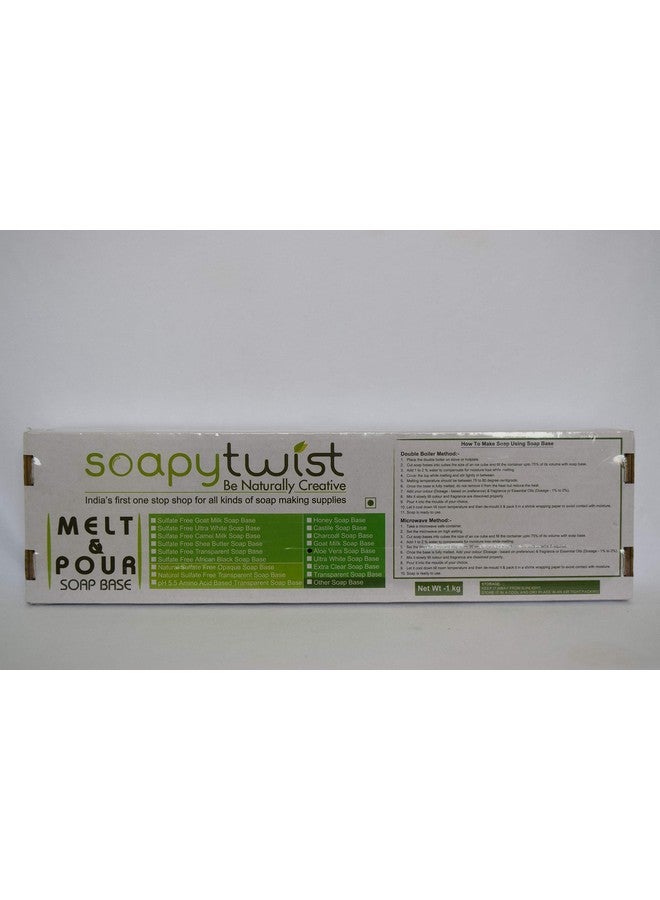 Soapy Twist Aloe Vera Melt and Pour Soap Base (1 Kg) - Image 2