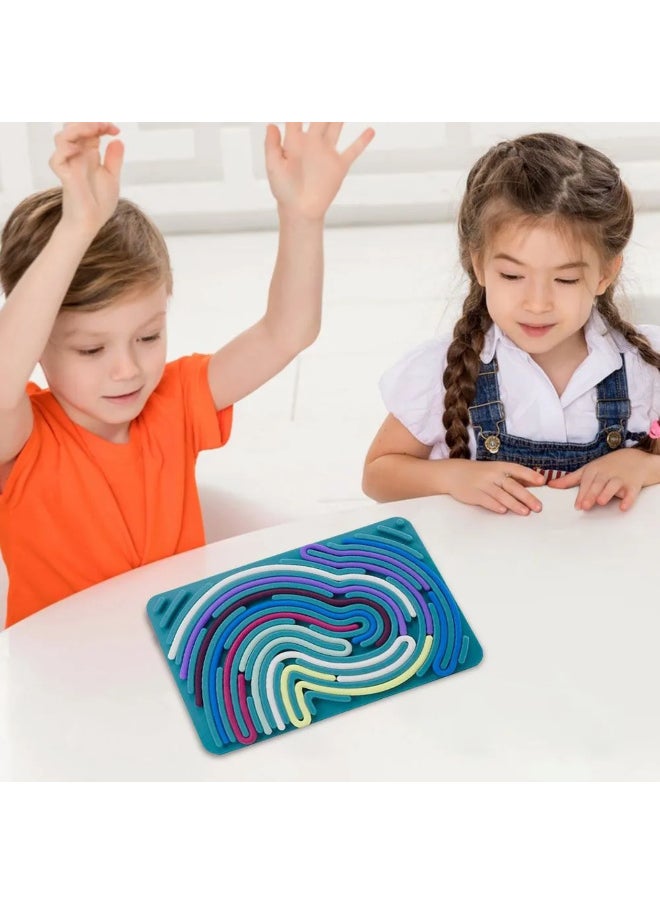 TFIXOL Silicone sensory activity board for children's intelligence development and stress relief  - Image 5