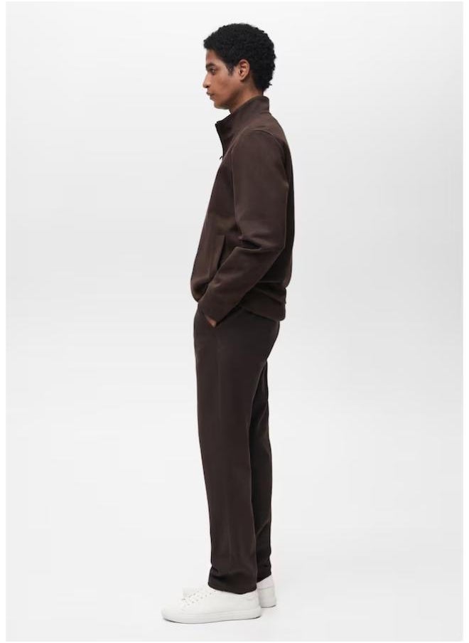Mango Man - Perkins Neck Zip Sweatshirt - Image 1