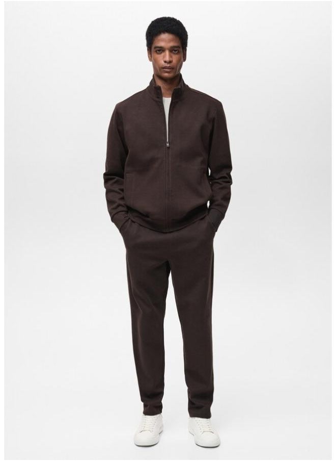 Mango Man - Perkins Neck Zip Sweatshirt - Image 1