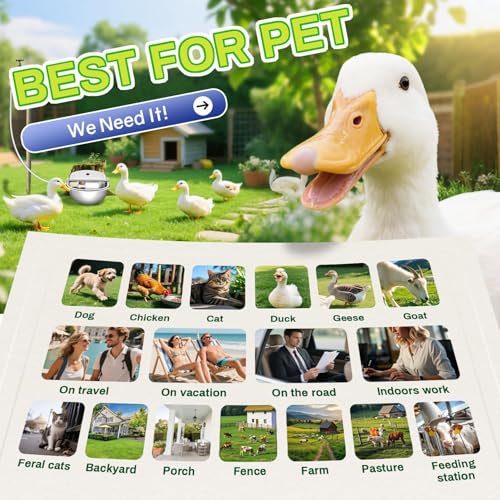 Ademon Automatic Animal Drinking Water Bowl with Float Valve, Extended Pipe & Drain Hole, Stainless Steel Waterer Feeder Farm Dog Dispenser Kit Self Filling for Livestock Horse Goat Water Trough - Image 4