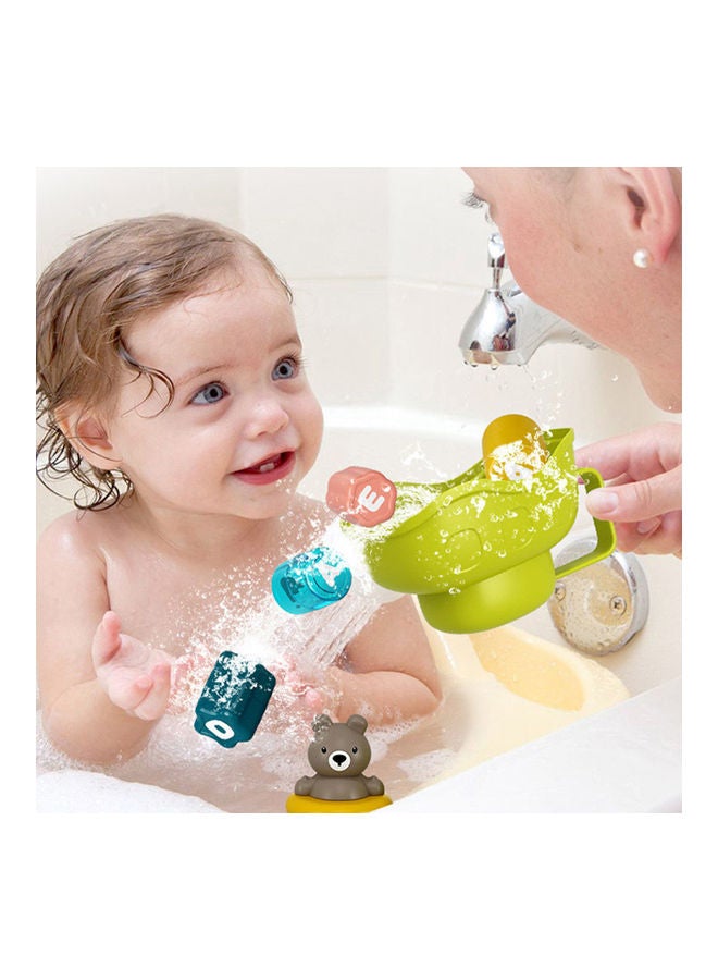 لعبة مرنة بتصميم على شكل سفينة كرتونية لحوض الاستحمام - Image 4