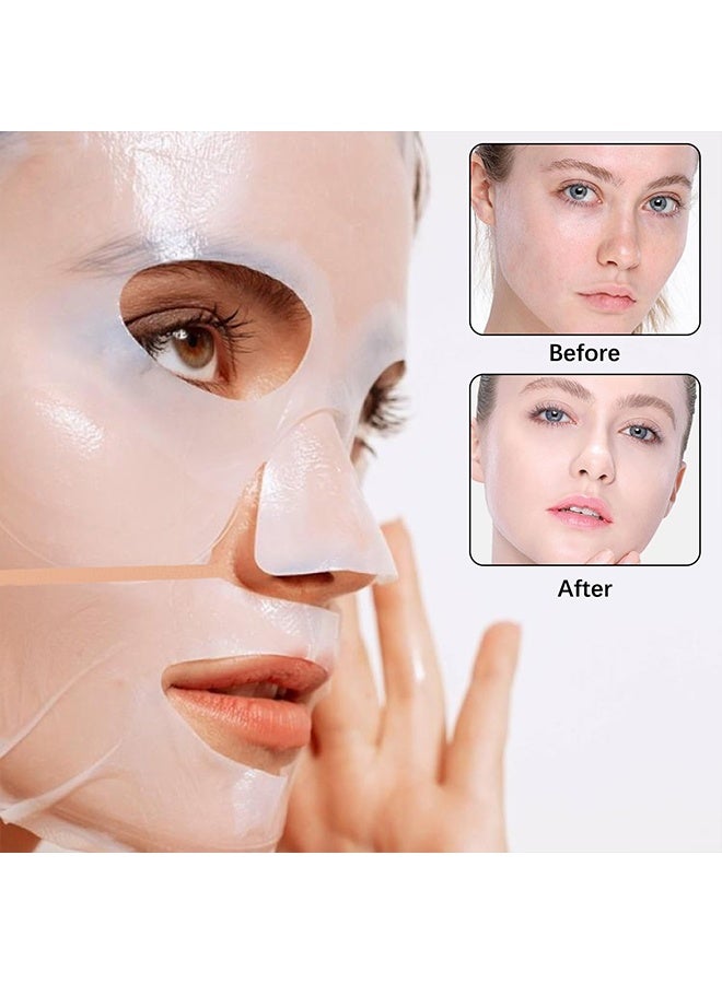 إيلهو بيولوجي - قناع الكولاجين المكثف الحقيقي، قناع الوجه العميق هيدراجلو من سكايند، قناع الوجه بالكولاجين ليلاً، قناع الكولاجين العميق لمقاومة التجاعيد وشد البشرة، قناع النوم المقوي بالكولاجين - Image 4