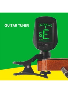 Thoraya Guitar Tuner Clip-On Tuner Digital Mini Electronic Tuner with LCD Display for Guitar Bass Violin Ukulele Chromatic  - Image 2