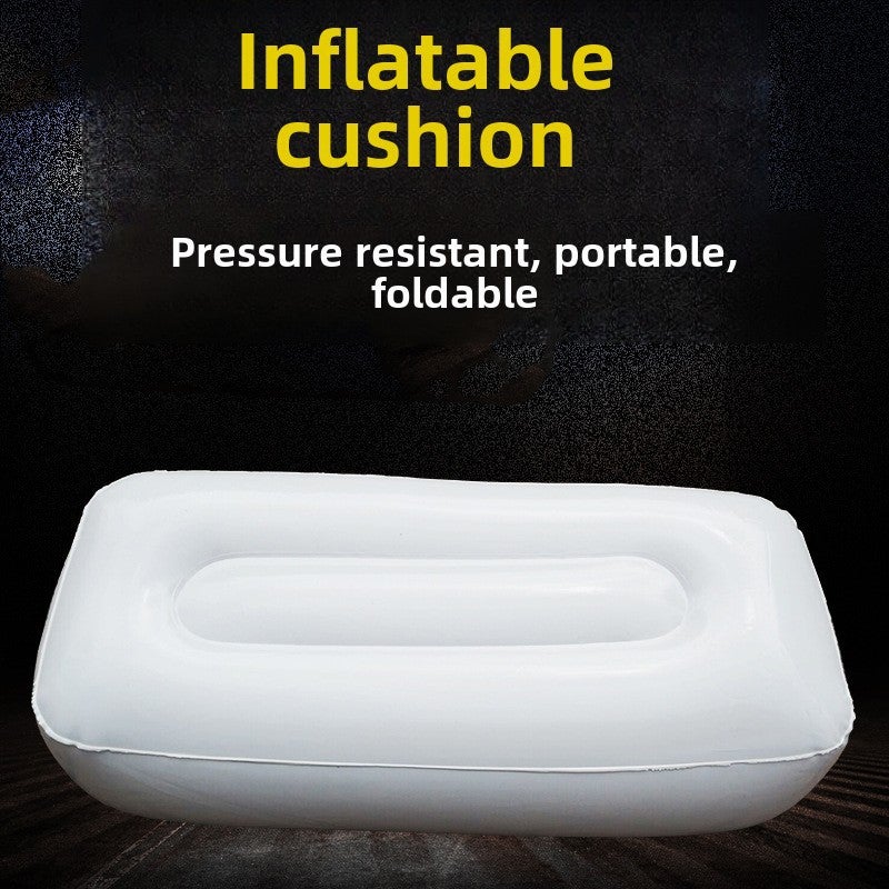 Generic Summer Fishing Inflatable Kayak Single PVC Cushion White 