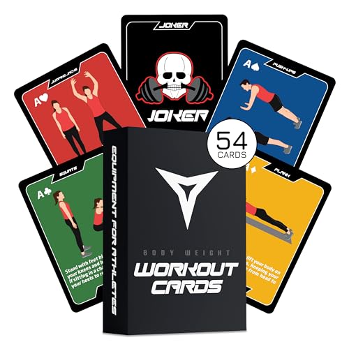 BREAKING LIMITS Workout Cards Deck Body Weight Exercise Cards for Home Workouts Fitness Cards for Men Women Body Deck for Weightlifting Workout Card Games - Image 1