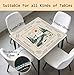 FDHSPAAM Vintage Boho Camping Mahjong Mat 315 x 315 Inch Forest Mountain Nature Adventure Camper NonSlip Noise Reduction Mahjong Table Mat for American Mah Jong Poker Card Board Games Dominoes - Image 4