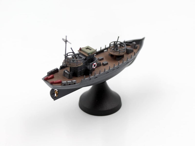 ICM S.018 - Boat Model KFK Kriegsfischkutter, Plastic Millitary Ship WWII German Multi-Purpose Boat - Scale 1:350 - Image 4