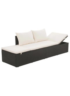 vidaXL Garden Bed Black 195x60 cm Poly Rattan - pzsku/Z14CA416D77E9A8AD8063Z/45/_/1698314490/cdb493d4-1840-4a74-8071-3099f770cc19