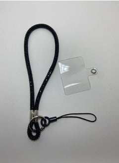 Generic Crystal Rhinestone Lanyard with Key Ring, Diamond Rhinestone, Accent, Phone and Card Holder (15cm)  - Image 2