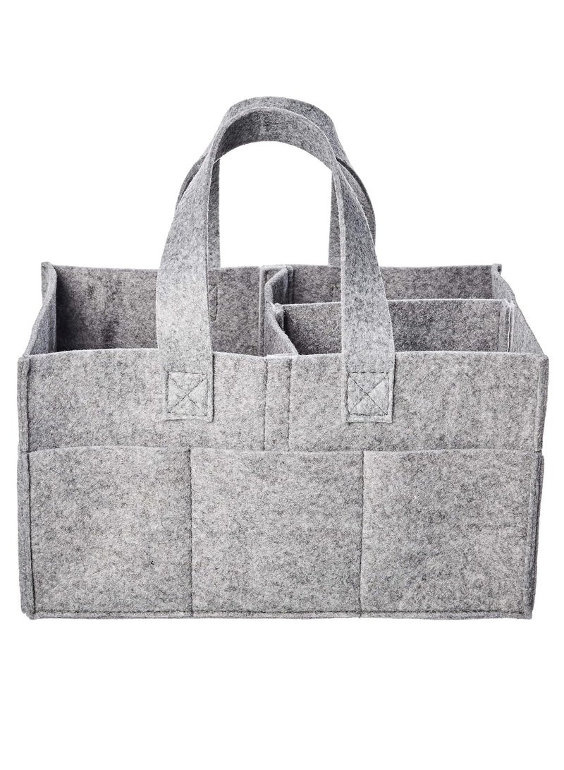 Gonice Felt Baby Diaper Caddy Storage Organizer Tote  - Image 1