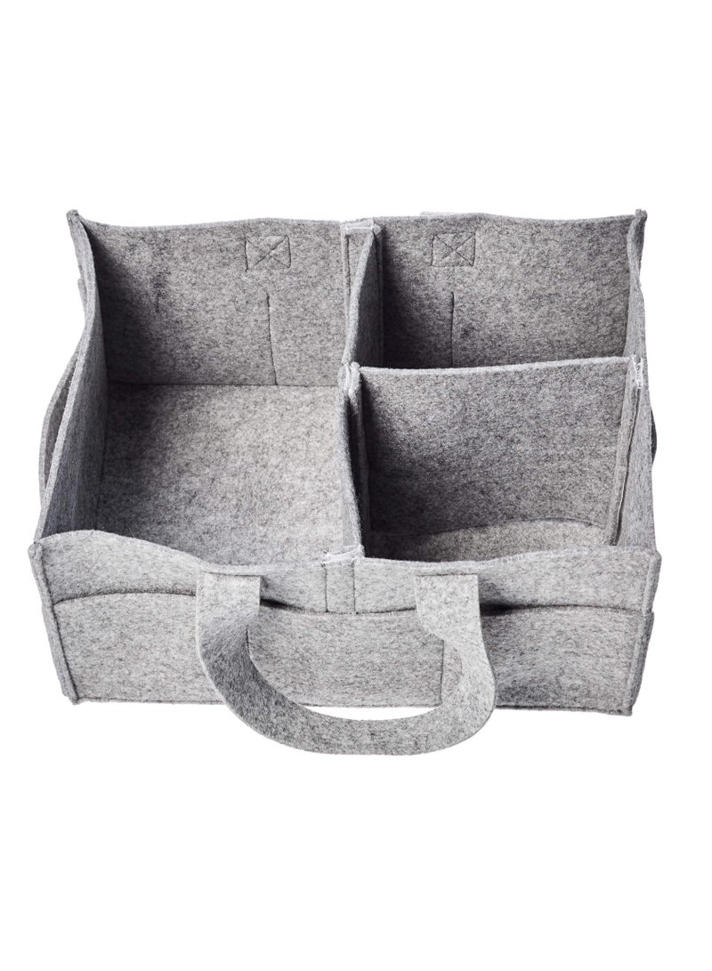 Gonice Felt Baby Diaper Caddy Storage Organizer Tote  - Image 2
