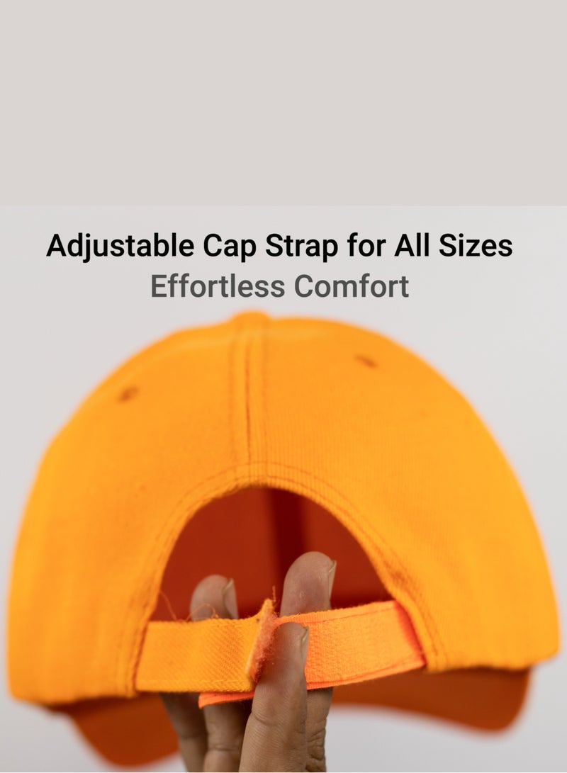 Classic Gold Polyester Baseball Cap - Adjustable Unisex Dad Hat for Running, Workouts, and Outdoor Activities