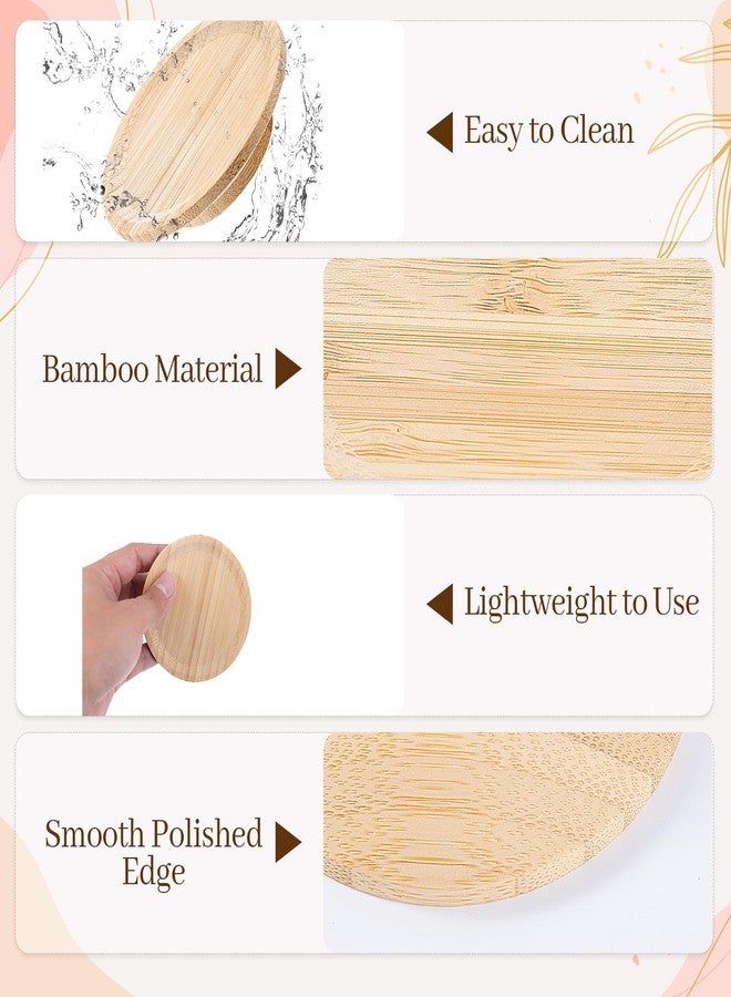 وسيكس مجموعة WSICSE مكونة من 12 قطعة لتزيين أكواب النبيذ والمقبلات، ألواح تقديم صغيرة للمقبلات بحجم 4 بوصات، قواعد أكواب للمقبلات والنبيذ، مناسبة للتجمعات العائلية والمطاعم والحانات. - Image 3