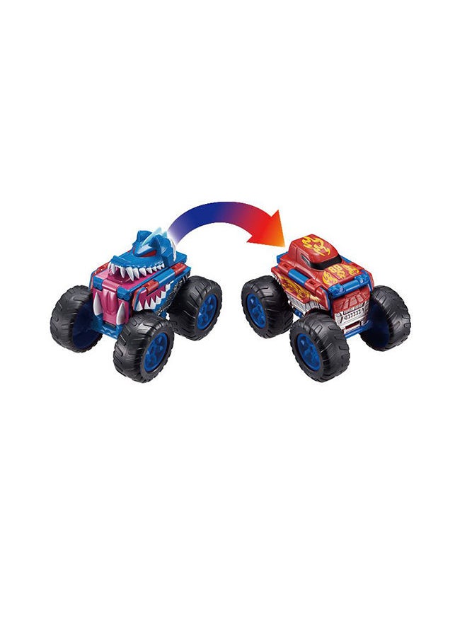 TRANSRACERS - ترانسريس 2 في 1 مركبة قابلة للتحويل - شاحنة الوحش وولف - Image 1