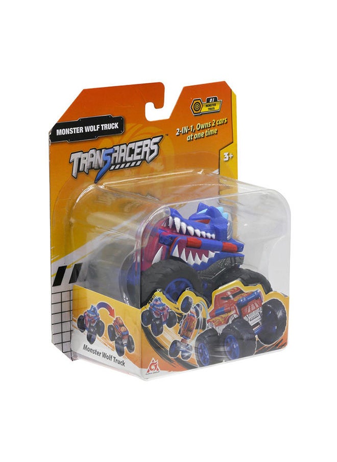 TRANSRACERS - ترانسريس 2 في 1 مركبة قابلة للتحويل - شاحنة الوحش وولف - Image 1
